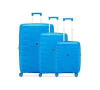 Roncato Skyline 2.0 4 ruedas Juego de maletas 3 piezas Con asa expansible azul