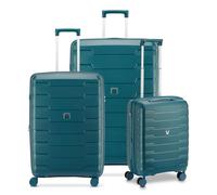 Roncato Skyline 2.0 Juego DE Maletas (Grande, Mediano, Cabina) Verde Botella