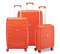 RONCATO Skyline 2.0 Trolley - 4 ruedas, ampliable y con sistema de cierre con sistema de cierre TSA, naranja., Set 3 trolley