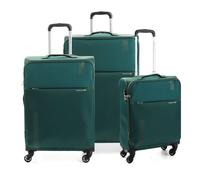 RONCATO Maleta con ruedas SPEED, ampliable, con sistema TSA, verde botella, Set G+M+C