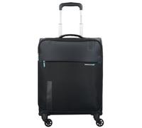 RONCATO Speed Maleta Cabina avión Expansible Negro, Medida: 55 x 40 x 20/23 cm, Capacidad: 42/48 l, Pesas: 2.20 kg, Maleta Cabina avión ryanair