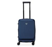 Roncato Trolley de cabina Florence de 4 ruedas y 55 cm con compartimento plegable para portátil azul