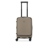 Roncato Trolley de cabina Florence de 4 ruedas y 55 cm con compartimento plegable para portátil gris