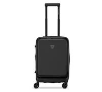 Roncato Trolley de cabina Florence de 4 ruedas y 55 cm con compartimento plegable para portátil negro
