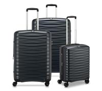 Roncato Wave DLX Juego DE Maletas (Grande, Mediano, Cabina) - Negro