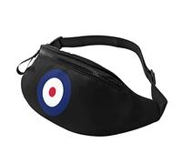 Ronda británica RAF Royal Air Force Casual Fanny Pack Hombres y Mujeres Ocio Deportes Riñonera Deportes Día Ejercicio Regalo