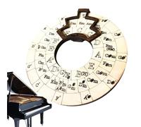 Ronda De Rueda De Quintos - Herramientas De Madera Rueda Chord Music Round, Rueda De Acordes Musicales | Desarrolla Sus Capacidades De Juego, Escribir Canciones Y Exploración Musical, Herramienta