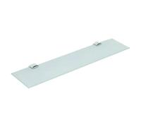 Ronda Estante para baño (Ancho: 49,5 cm, Vidrio, Cromo)