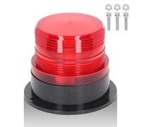 Ronda Roja Luz De Advertencia Parpadeante, Luces De Señal Giratorias Eléctricas Para Emergencia, Luz De Advertencia De Baliza Estroboscópica Giratoria,LED De Emergencia Industrial 12 A 60 V, 3 W