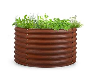 Rondabox 100x100x57 cm Cama de Jardín elevada Efecto óxido