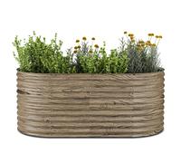 Rondabox 200x100x80 cm Cama de Jardín elevada Efecto madera