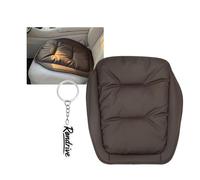 Rondrive 54 x 47 cm Sitzkissen Autositzkissen Sitzauflage Auto Vordere Passt für Fiat 500 600e 500L Doblo Ducato Panda 500L Punto Lancia Musa Transpirable Autositzauflage Sitzbezüge Mokkabraun