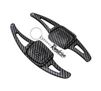 Rondrive Extensión de levas de cambio ABS para VW Golf 8 GTI GTD R-Line Variant T6 T7 Caddy 4 5 T-Cross Taigo Accesorios Volante Paddle Shifter Extension Sport Design Remo para Volante Fibra de