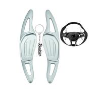 Rondrive Extensión de palanca de cambio de volante de metal, 2 unidades, compatible con Skoda Elroq 85 2025 Scala Kamiq Superb 2021-2024, palanca de cambios, ampliación de paletas de cambio, cambio de