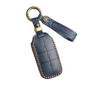 Rondrive Funda de piel para llave de coche Geely EX5 2025 Starray EM-i 2026, accesorio inteligente, funda para llave, funda para llaves, llavero azul
