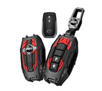 Rondrive Funda para llave compatible con Toyota Yaris GR Sport Corolla Touring Sports bZ4X Yaris XP21 Hybrid 2022-2026, aspecto de metal, funda protectora para llave de coche, funda de 2 botones