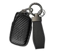 Rondrive Funda para llave de coche compatible con Lexus CT GS GX IS ES LS LC NX RX RC 450H 300H 200T 300 PU Cuero Carbono Patrón de Fibra de Carbono Funda para Llave Carcasa Tipo B Línea Negra