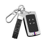 Rondrive Funda para llave de coche de metal, apta para Mitsubishi ASX Colt 2023-2026, accesorio de metal, carcasa para llave compatible con Renault R5 Clio 5 Alpine A290 A390 funda protectora de 4
