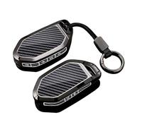 Rondrive Funda para llave de coche Funda para llave Llavero compatible con Kia EV3 2025 EV6 2024 EV9 EV4 EV5 Sportage Sorento Telluride K8 2026 Accesorio Carcasa metálica negra Resistente a los