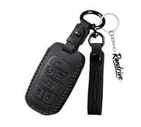 Rondrive Funda para llave de piel retro, compatible con RAM 1500, 2500, 3500, 4500, 5500, 2019-2026, Rampage 2023-2026, accesorios para llaves de coche, funda para llaves de coche, 6 botones, color