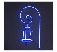 RONGCH Decoración Lámparas Farola De Calle, Linterna LED, Letrero Neón, Bombilla, Decoración Pared, Hogar, Tiendas, Arte, Luz, Habitación, Dormitorio, Juego 50cm(Style B)
