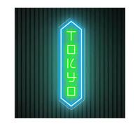 RONGCH Luces de neón Decoración De Pared Con Luz De Neón Tokyo Letrero De Noche Para Fiestas, Viajes Y Negocios,50cmх14cm(Re)