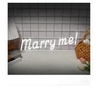 RONGCH Luces de neón Letrero De Neón Para Boda Letrero De Neón Para Pared De Boda Luz De Neón Colgante Decoración Artística Para Dormitorio(F)