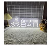 RONGCH Luces de neón Letreros De Neón Para Barra De Café, Decoración De Pared, Café, Cocina, Hogar, Cafetería, Oficina, Club, Restaurante, Interruptor De Atenuación USB(45x18cm)