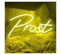 RONGCH Luces de neón Letreros De Neón Prost, Luces Luminiscentes Regulables, Tienda De Dormitorio, Salón, Decoración Artística De Pared, Barra De Fiesta, 23.5cmX40cm