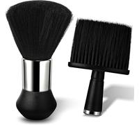 Rongchenghao 2 plumeros de cuello y cepillos para el pelo para eliminar el pelo suelto. Los plumeros profesionales para el cuello se utilizan para cepillar el cabello alrededor del cuello y las orejas