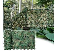 RONGESAEFS Red de Camuflaje Militar Reforzada 3x8m(9.8x26.2ft), Malla de Camuflaje Militar, para Paintball, Observación de Vida Silvestre, Pantalla de privacidad para Jardines, Duradero