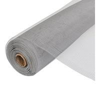 RONGQI Malla mosquitera, Tela Mosquitera, Rollo Mosquitera, Tela para Hacer Mosquiteras, de Aluminio Plateada 100x500 cm