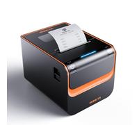 Rongta Impresora de recibos térmica directa comercial Cortador automático Impresión de alta velocidad USB Serial Etherent 80MM Impresora de recibos ESC/POS Soporte Windows Cajón de efectivo no cuadrado RP332