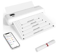 Rongta Impresora térmica portátil de 300 DPI F82, impresoras inalámbricas sin tinta con WiFi/Bluetooth, compatible con papel térmico US Letter/A4/A5/B5 y etiquetas de 2 a 4 pulgadas, compatible con