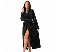 RONGTAI Gh-1 Albornoz Mujer (Pack de 1) | Bata de baño extrasuave, cálida, cómoda y gruesa para ropa de dormir de spa y hotel
