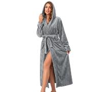 RONGTAI Gh-1 Albornoz Mujer (Pack de 1) | Tejido de felpa ultrasuave que ofrece una comodidad acogedora y calidez rápida, para mañanas relajantes