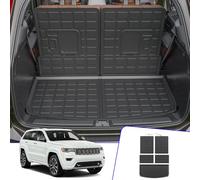 Rongtaod Alfombrilla de Carga Compatible con Jeep Grand Cherokee L 2021-2024, Alfombrilla de Maletero de TPE, Protector de Cubierta de Asiento Trasero 2023 Jeep Grand Cherokee L Accesorios