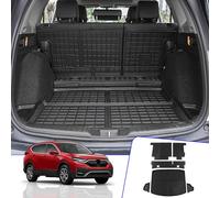 Rongtaod Alfombrilla de carga y respaldo para Honda CRV 2017-2022 (solo | No apto para Touring e Hybrid, tapete para maletero de cubierta inferior, TPE para todo tipo de clima, accesorios CR-V 2021