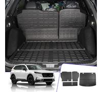 Rongtaod Tapete de Carga Compatible con Honda CRV híbrido 2023 2024, Protector de Asiento Trasero, Accesorios para Cubierta Superior, Alfombrilla de Maletero + Alfombrillas de Respaldo