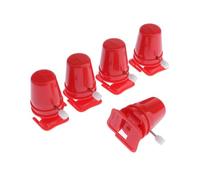 rongweiwang 5 Piezas de Juguete para Caminar con Movimiento de Cuerda para proyectos de Bricolaje, Creatividad y educación, Color Rojo, Rojo, 4.5 x 3 cm