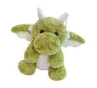 rongweiwang Almohada de dragón Volador de Dibujos Animados Suave para el hogar, sofá Cama, Vacaciones, niños, Verde