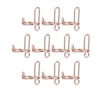 rongweiwang Anillos para uñas acrílicas de tamaño ajustable, resistentes al deslustre. Set de regalo único para mujeres que disfrutan del arte uñas. Resistentes y fiables, oro rosa