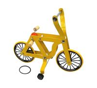 rongweiwang Bicicleta Rompecabezas para Loros Que Mantiene a los pájaros Activos. Juguete único Que Ofrece una Experiencia de Aprendizaje Segura y Agradable para pájaros pequeños. Suministros de