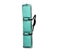 rongweiwang Bolsa de esquí con Ruedas para Adultos con asa de Transporte, Funda para Snowboard para Esquiar, Color Verde, Verde, 165x36x20cm