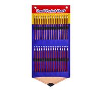 rongweiwang Bolsa de lápices de Colores para el Aula, montada en la Pared para lápices neutros. Cada una Puede Contener hasta 30 Volver a la Temporada, asignar Aula.