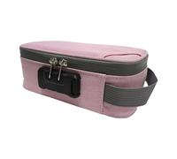 rongweiwang Bolsa Grande a Prueba de olores con tecnología Avanzada y Control de olores diseñada para un Almacenamiento Seguro. La Bolsa de Viaje Proporciona Control de a Las, Rosa, 21x11x8cm