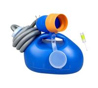 rongweiwang Botella urinaria de viaje para hombres con asa de tapa duradera, práctica para acampar. Ideal para personas mayores. Orinal de viaje para hombres , 3000 ml Azul , Diámetro 5.5 cm