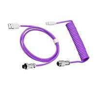 rongweiwang Cable de Enchufe de aviación con transmisión sin pérdidas y conexión Duradera, Cable en para Espiral de Teclado ABS de Fuerte Resistencia a la tracción, Morado