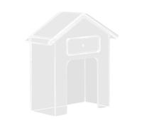 rongweiwang Caja protectora para accesorios de Para sistema de timbre con cubierta transparente que garantiza una visión clara del indicador del timbre y accesorios completos del