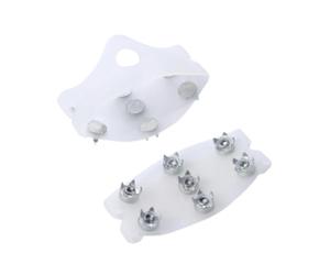 rongweiwang Calas para Pesca en Hielo, crampones, Cadenas, Garras, Suministros, cubrezapatos Antideslizantes, Aventuras de Pesca en Hielo, Caminos fangosos, cubrezapatos